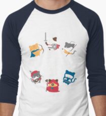 Dungeons and Cats Men's Baseball ¾ T-Shirt