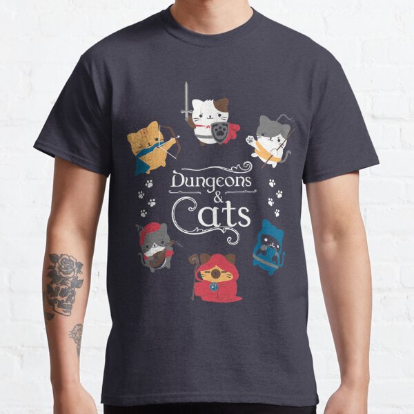 Dungeons and Cats Classic T-Shirt