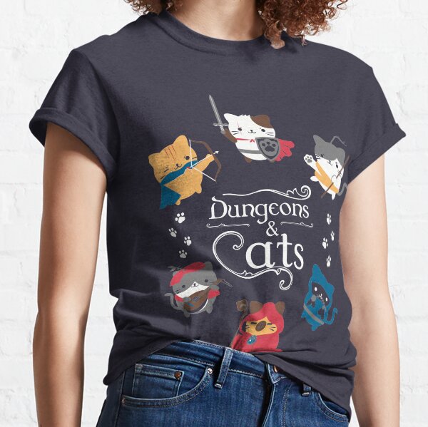 Dungeons and Cats Classic T-Shirt