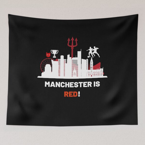 Item preview, Manchester Is Red designed and sold by Shadydesigner.