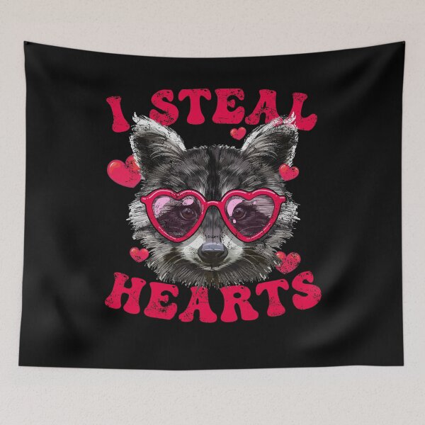 Item preview, Cute Raccoon Lover I Heart Raccoons Groovy designed and sold by iliasjeff.