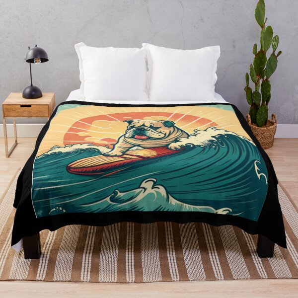 Item preview, Bulldog frances surfing designed and sold by mikoala50.