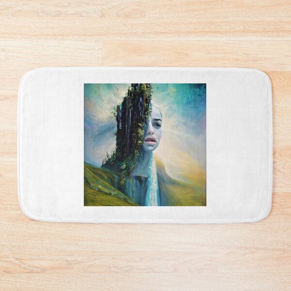 Item preview, Portrait with waterfall designed and sold by bogfl.