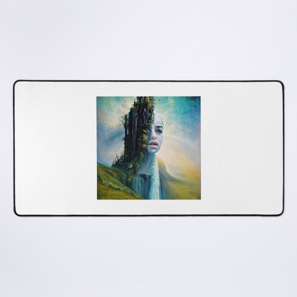 Item preview, Portrait with waterfall designed and sold by bogfl.