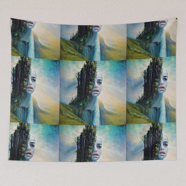 Item preview, Portrait with waterfall designed and sold by bogfl.