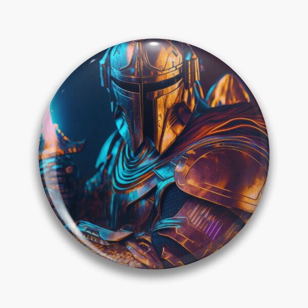 Item preview, Golden Knight: A Full Plate Armor with Glowing Blue Long Sword designed and sold by AkoSiEss.