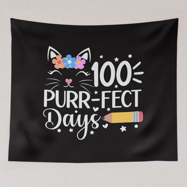 Item preview, 100 Purr-fect Days of School, 100 Days Smarter, 100 Days Brighter designed and sold by desireedickens.