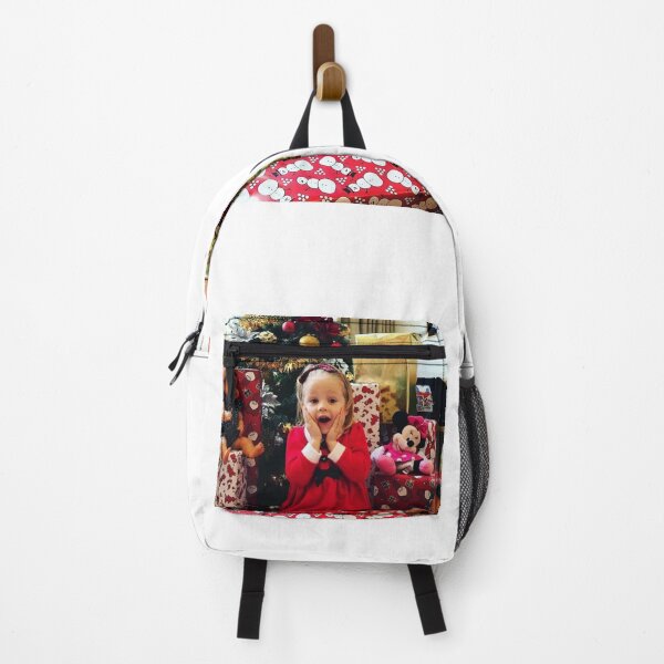 Item preview, Nastya in a red dress surrounded by Christmas gifts, like Nastya in a red dress surrounded by Christmas gifts designed and sold by theJuniorJams.