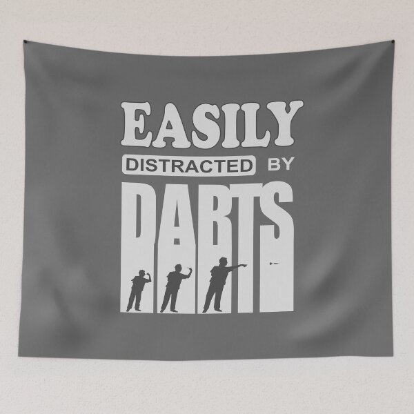 Item preview, Dart cool quote Easily distracted by darts designed and sold by ChrUzDesigner.