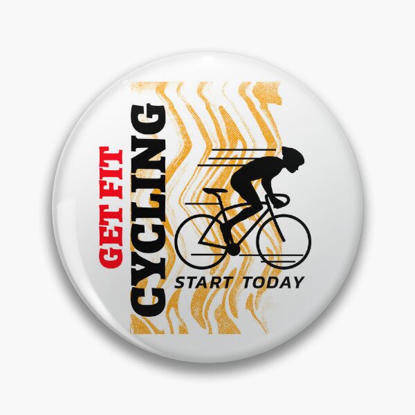 Item preview, Get Fit Cycling, Start Today designed and sold by crazydotdesigns.