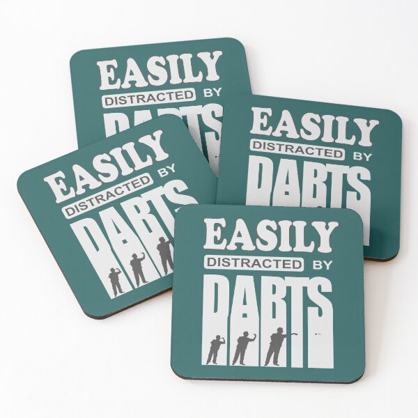 Item preview, Dart cool quote Easily distracted by darts designed and sold by ChrUzDesigner.