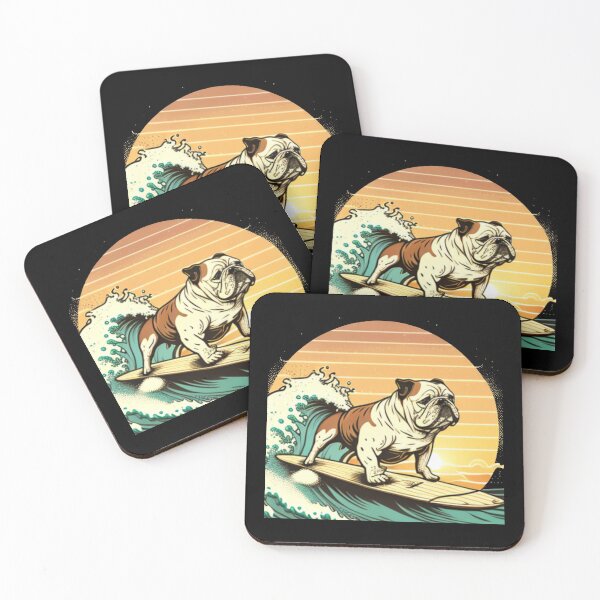 Item preview, bulldog surfing Designs  designed and sold by Original1977.