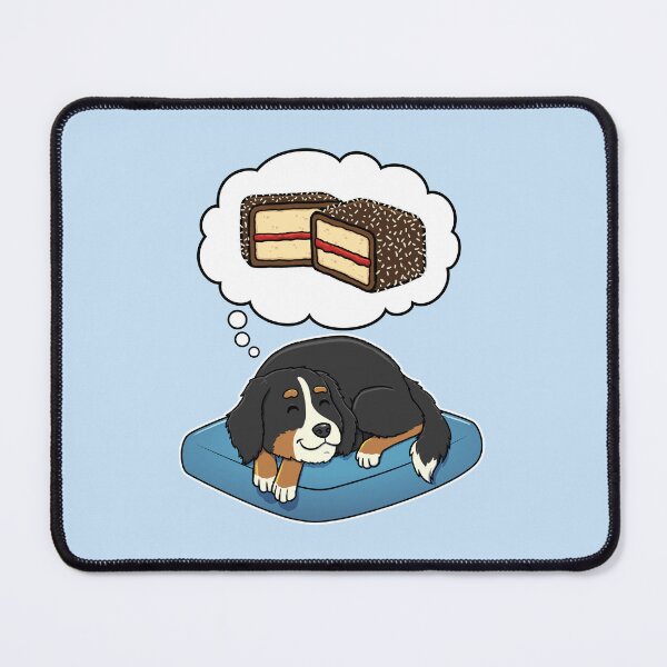 Artikelvorschau, Bernese Mountain Dog dreaming about Lamingtons entworfen und verkauft von DoggieDelights.