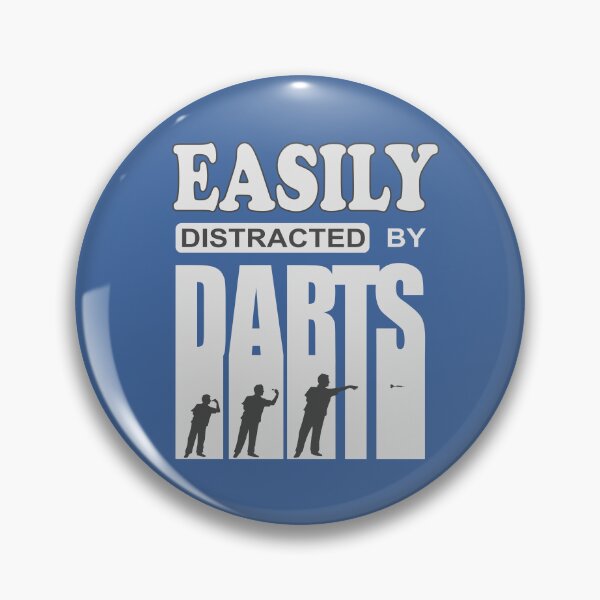 Item preview, Dart cool quote Easily distracted by darts designed and sold by ChrUzDesigner.