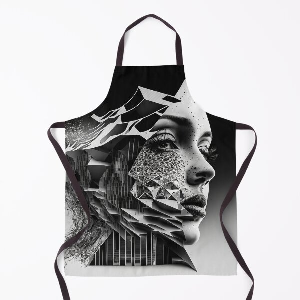 Artikelvorschau, Beautiful Woman connected with abstract architecture 26 entworfen und verkauft von Artistic Pandas.