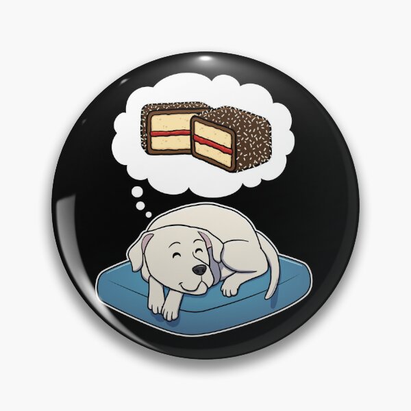 Aperçu de l'œuvre Dogo Argentino dreaming about Lamingtons créée et vendue par DoggieDelights.