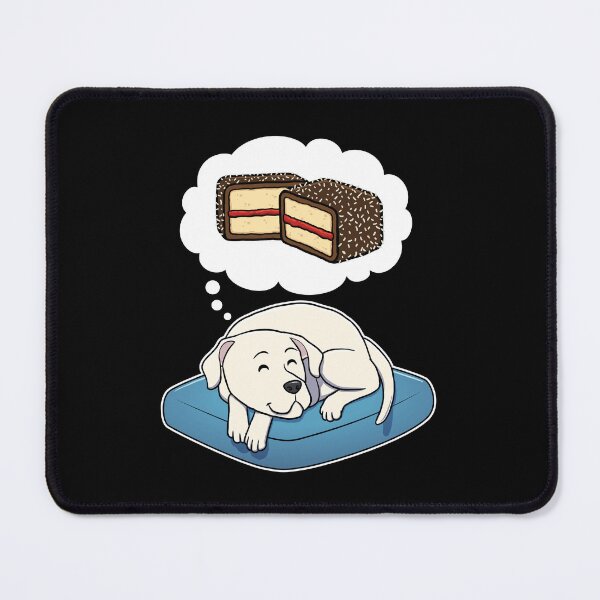 Item preview, Dogo Argentino dreaming about Lamingtons designed and sold by DoggieDelights.