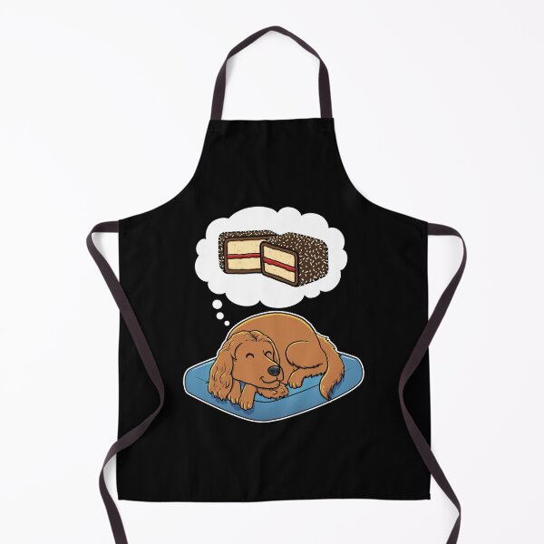 Item preview, English Cocker Spaniel dreaming about Lamingtons designed and sold by DoggieDelights.