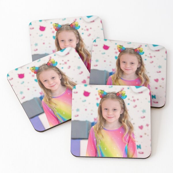Item preview, like Nastya with a colorful flowers cat ears headband designed and sold by theJuniorJams.
