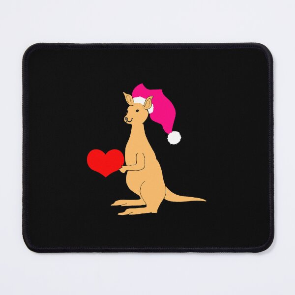 Item preview, Cute Valentines Kangaroo with red heart Australian animal lover designed and sold by Artstastic.