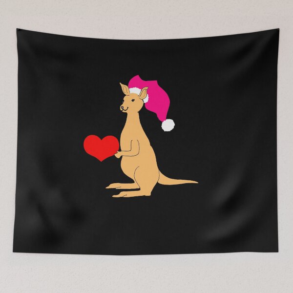 Item preview, Cute Valentines Kangaroo with red heart Australian animal lover  designed and sold by Artstastic.