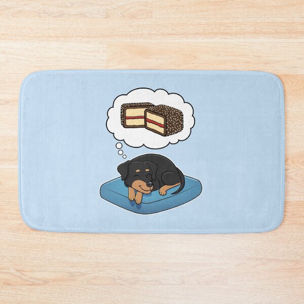 Item preview, Miniature Pinscher dreaming about Lamingtons designed and sold by DoggieDelights.