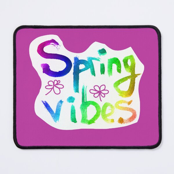 Item preview, Spring vibes watercolor lettering |  Spring vibes crafty hand lettering designed and sold by lausn.