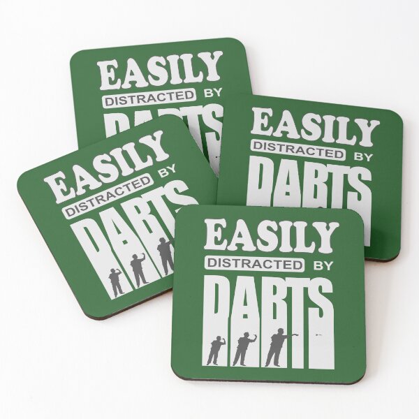 Item preview, Dart cool quote Easily distracted by darts designed and sold by ChrUzDesigner.