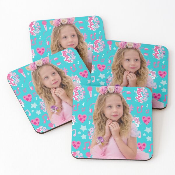 Item preview, like Nastya with a pink flowers headband wearing pink dress designed and sold by theJuniorJams.