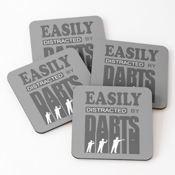 Item preview, Dart cool quote Easily distracted by darts designed and sold by ChrUzDesigner.