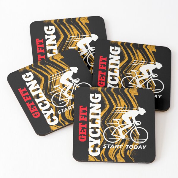 Item preview, Get Fit Cycling, Start Today designed and sold by crazydotdesigns.