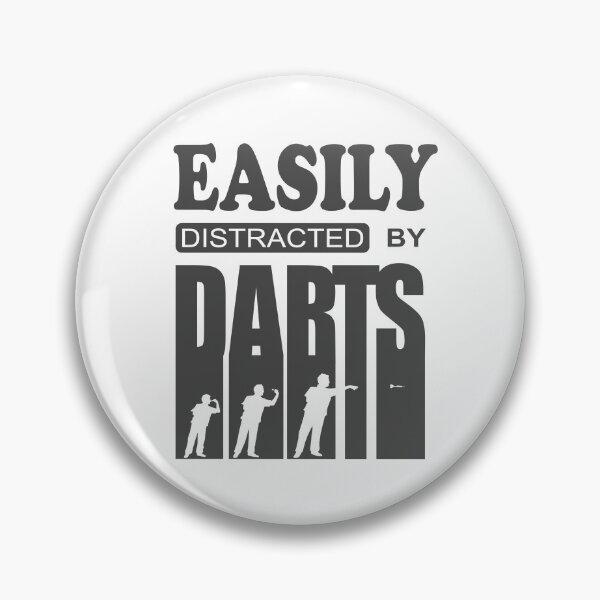 Item preview, Dart cool quote Easily distracted by darts designed and sold by ChrUzDesigner.