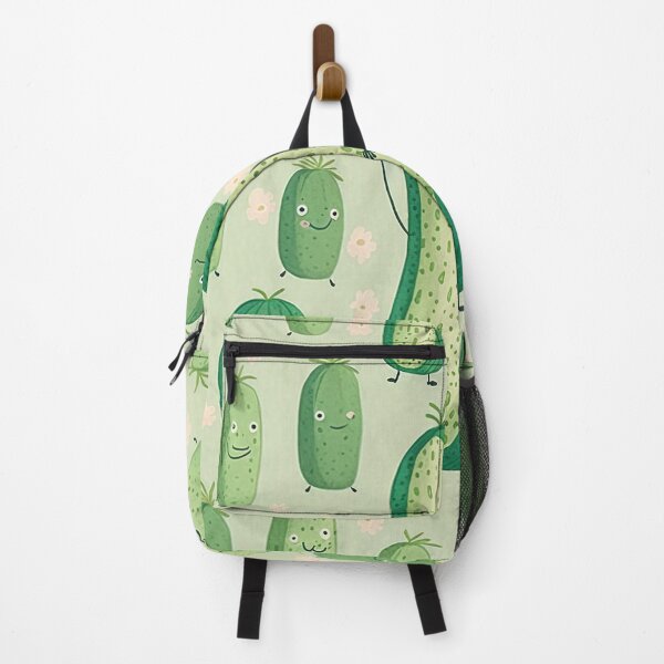 Item preview, The happiness of cucumbers: a colorful pattern designed and sold by Papouilles.