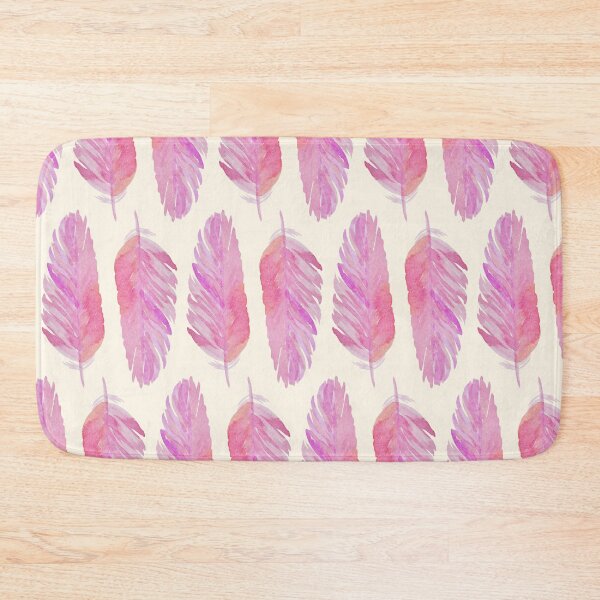Item preview, Pink Feather Pattern designed and sold by Colorful-Inspo.