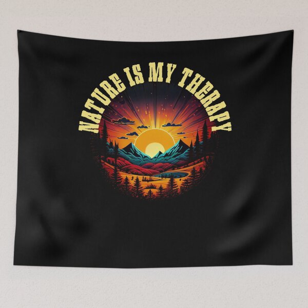 Item preview, Nature is my Therapie Outdoor Adventure Style designed and sold by Fitbys.