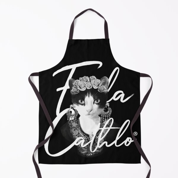 Item preview, Black And White Cat Frida Cathlo version of - Frida Kahlo designed and sold by Jaime Ortiz.