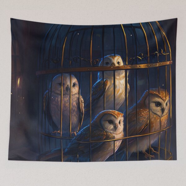 Item preview, Wizard Owls Rembrant designed and sold by Yenbox.