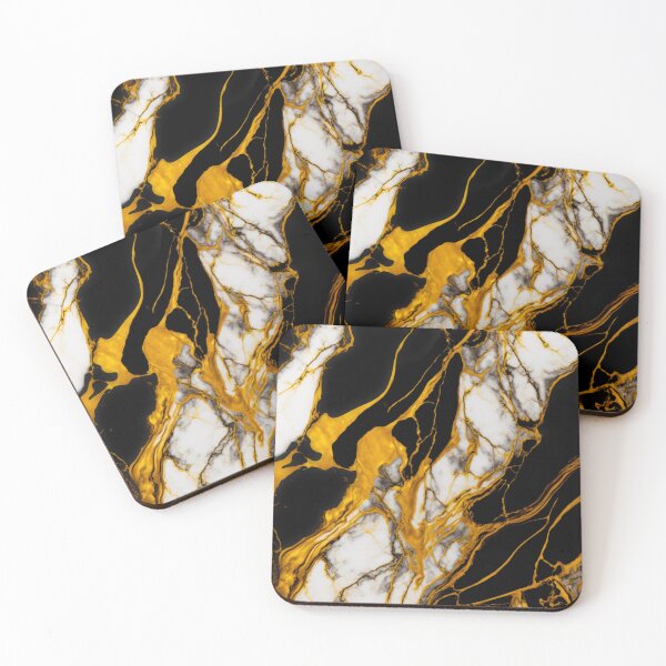 Item preview, Yellow Agate Marble designed and sold by ArtMadeByAI.
