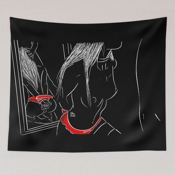Item preview, suck and tied red detail designed and sold by Culturesensible.