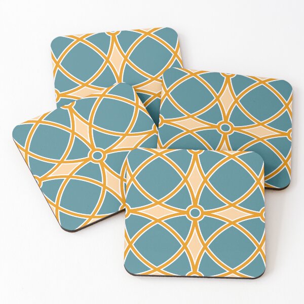 Item preview, Geometric Pattern: Lattice Circle: Lily designed and sold by Red Wolf.