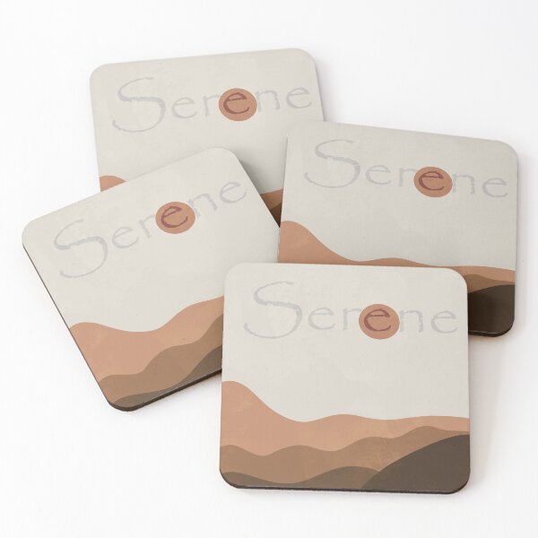 Item preview, Serene Abstract warm Deser, inspirational meanings designed and sold by Targeted Inspire.