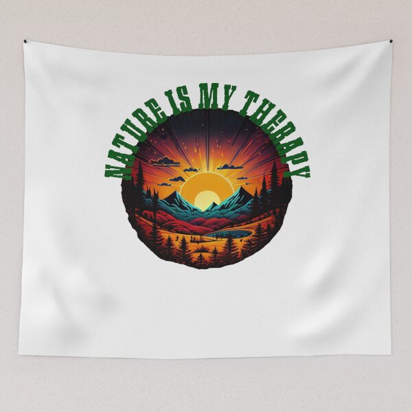 Item preview, Nature is my Therapie Outdoor Adventure Style designed and sold by Fitbys.