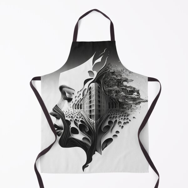 Artikelvorschau, Beautiful Woman connected with abstract architecture 32 entworfen und verkauft von Artistic Pandas.