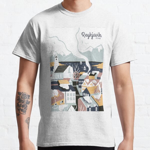 Item preview, Reykjavik, Iceland, Travel poster designed and sold by BokeeLee.