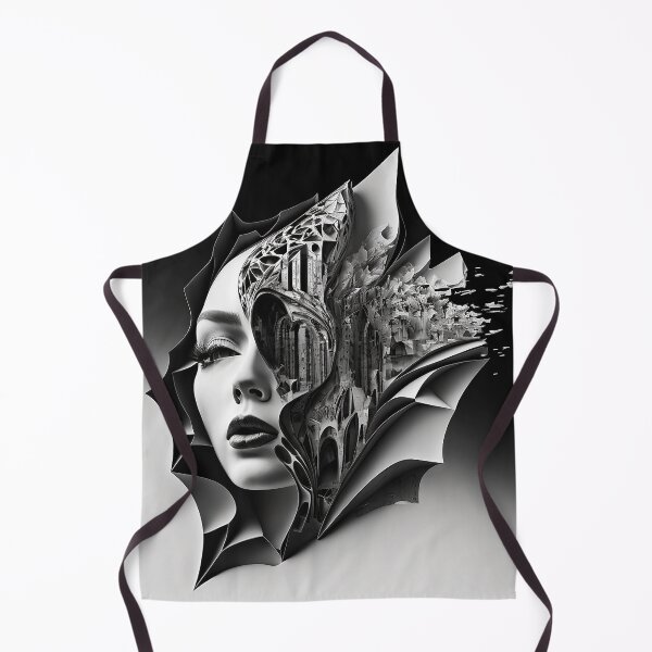Artikelvorschau, Beautiful Woman connected with abstract architecture 33 entworfen und verkauft von Artistic Pandas.