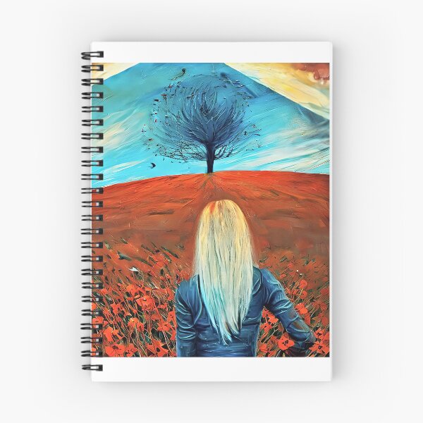 Item preview, Woman and field of poppies designed and sold by bogfl.