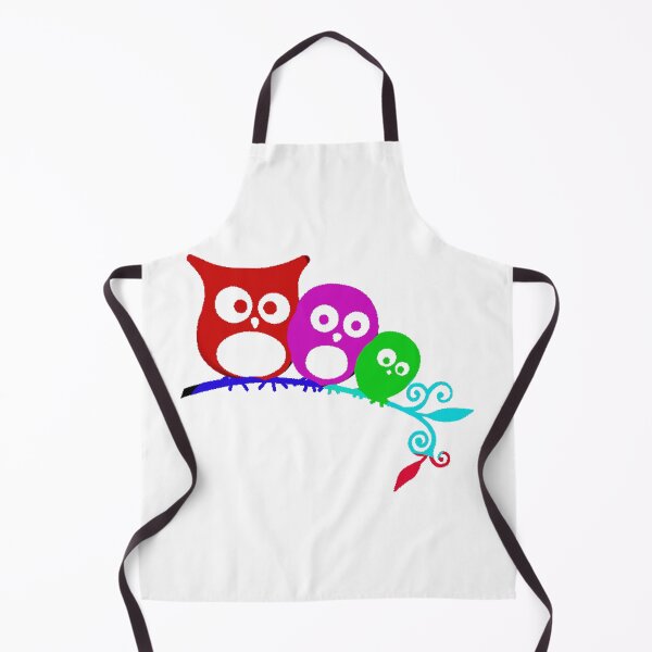 Item preview, id36 Colorful Cute Big eyes, confused Owl family, Daddy Owl, Mommy Owl and baby Owl, Surprised funny birds standing on the tree, Funny Animals, Funny Owls, Family , Funny Families, Confused Owls, designed and sold by bcbutika.