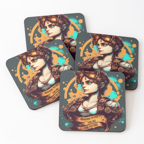 Item preview, Steampunk Pilot Female Powering the past fueling the Future designed and sold by Shaani.
