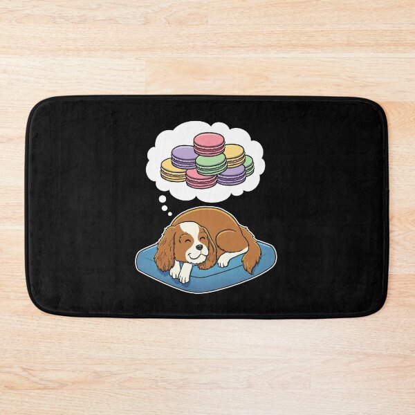 Artikelvorschau, Cavalier King Charles Spaniel dreaming about Macaroons entworfen und verkauft von DoggieDelights.