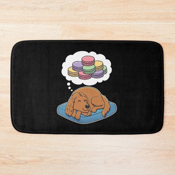 Item preview, English Cocker Spaniel dreaming about Macaroons designed and sold by DoggieDelights.